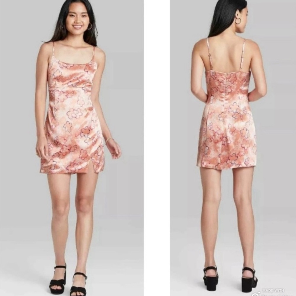 NWT Wild Fable Notch Slip Dress Size M